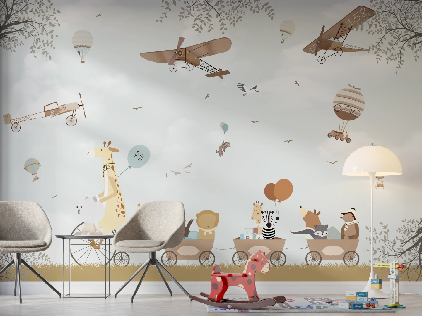 Žirafica na biciklu