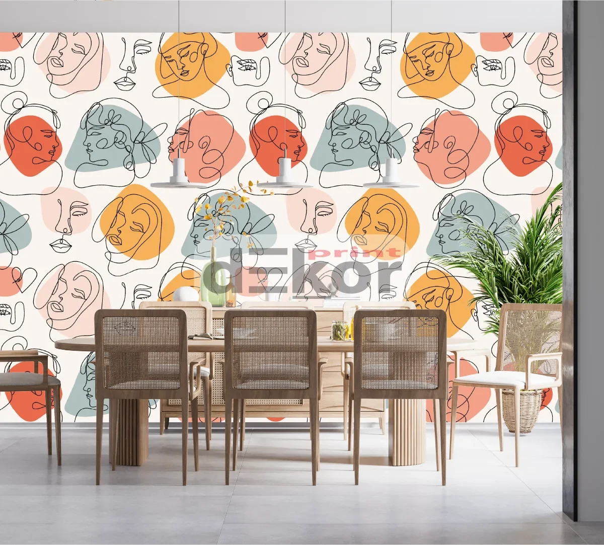 Šarena apstraktna lica