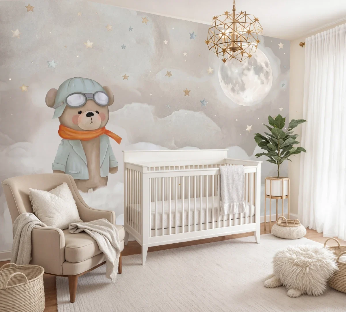 Mali pilot među oblacima